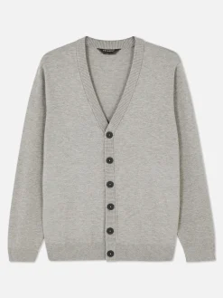 Casaco Malha Botões Grandes