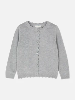 Casaco Malha Botões Recortes