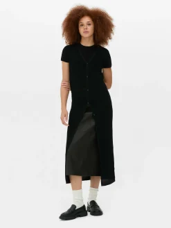 Casaco Malha Comprido S/ Mangas