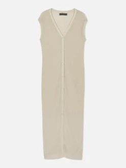 Casaco Malha Comprido S/ Mangas