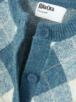 Casaco Malha Conjunto Coordenado Argyle Rita Ora