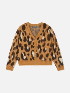 Casaco Malha Curto Leopardo