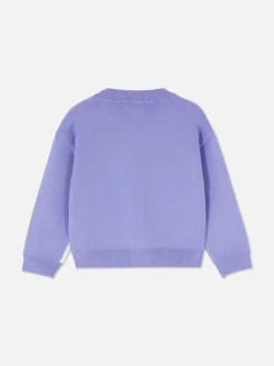 Casaco Malha Decote V Unicórnio