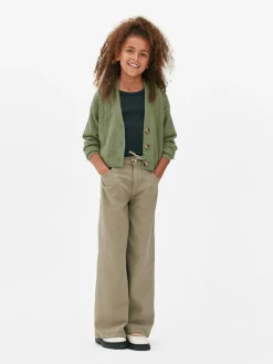 Casaco Malha Geométrica Decote V