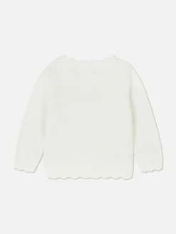 Casaco Malha Rebordo Recortado