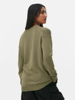 Casaco Malha Texturado Boyfriend