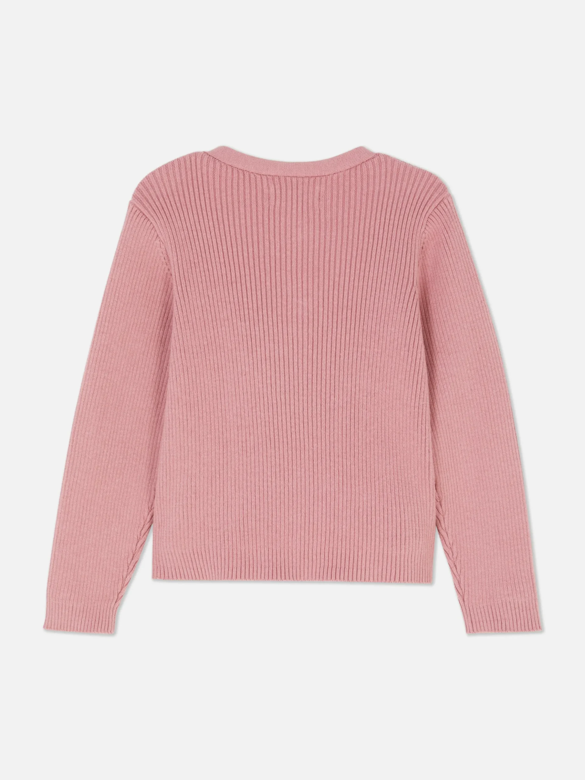 Casaco Malha Traçado Canelado