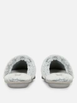 Chinelos De Imitação De Camurça