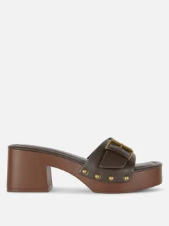 Chinelos Tipo Socas Tacão Rita Ora