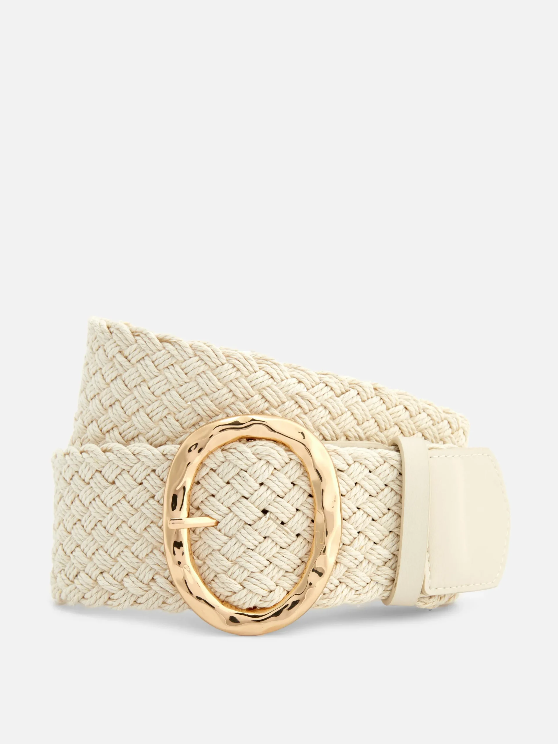 Cinto Entrançado Fivela Fundida