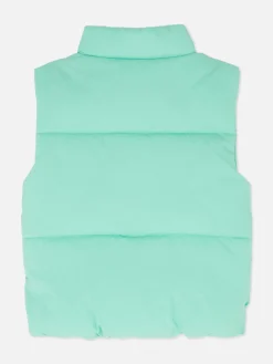 Colete Acolchoado Botões Mola