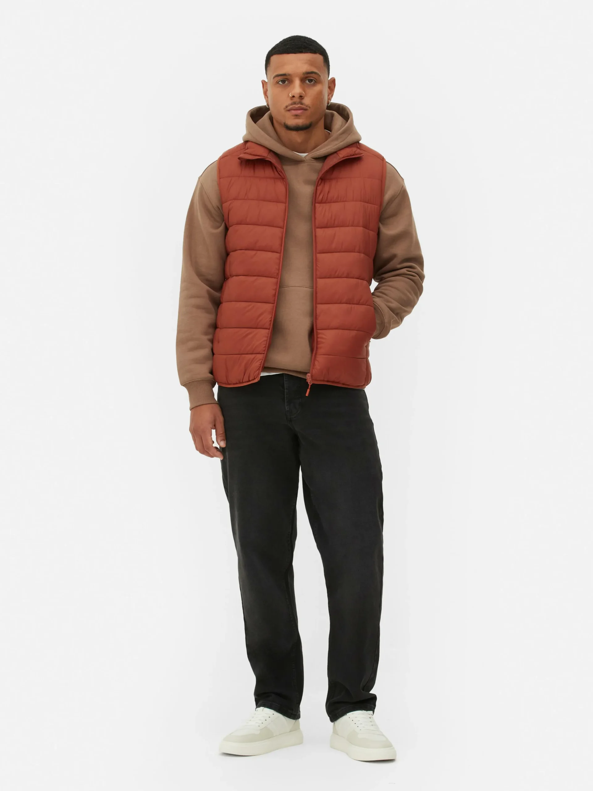 Colete Acolchoado Fecho Correr