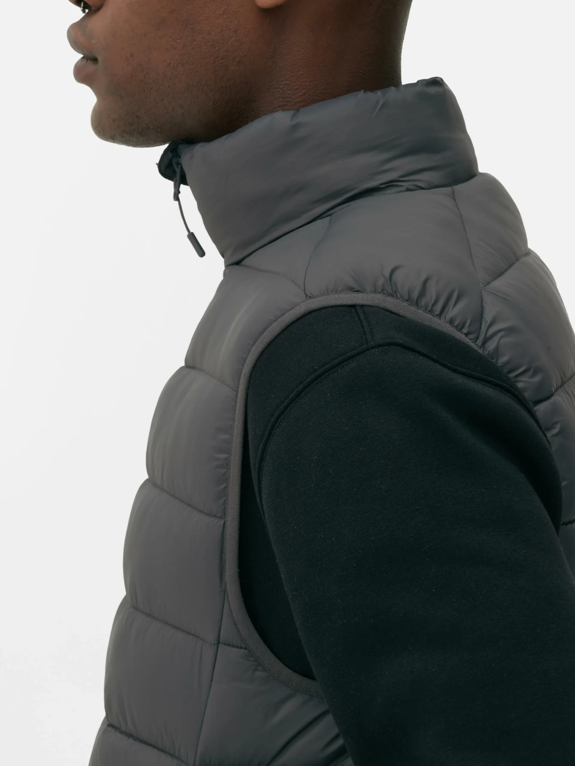 Colete Acolchoado Fecho Correr