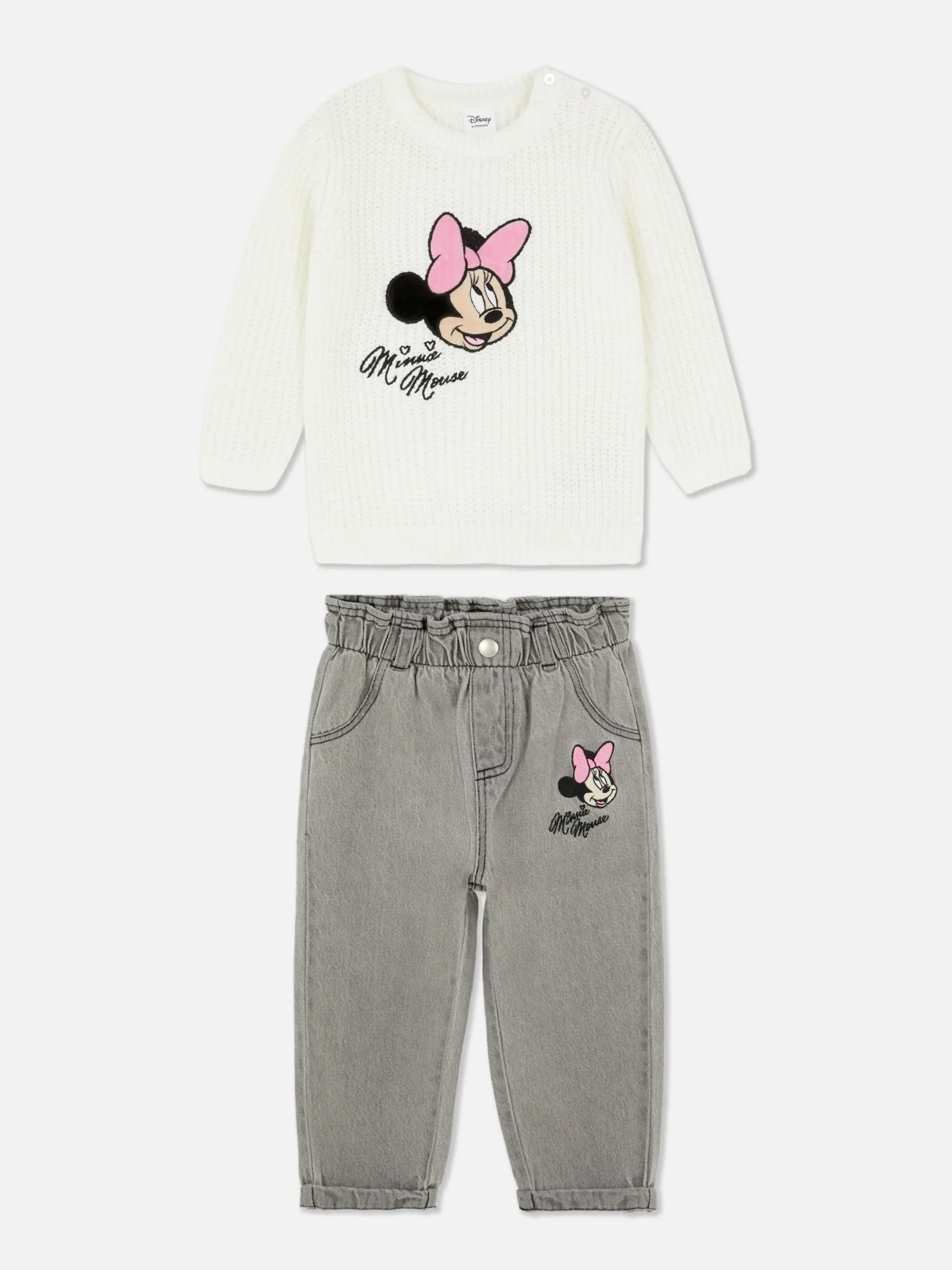 Conj. Coord. Camisola Malha/calças Ganga Disney Minnie