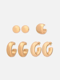 Conjunto Argolas E Cuff