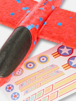 Conjunto Brinquedo Avião/autocolantes