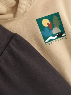 Conjunto Camisola Capuz/calças Treino