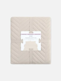 Conjunto Capa Edredão Super King Chevron Pinsonic