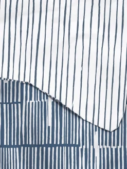 Conjunto Capa Edredão Tamanho King Reversível Riscas