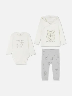 Conjunto Casaco, Body E Leggings Disney Winnie The Pooh