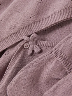 Conjunto Casaco Malha/leggings/boné