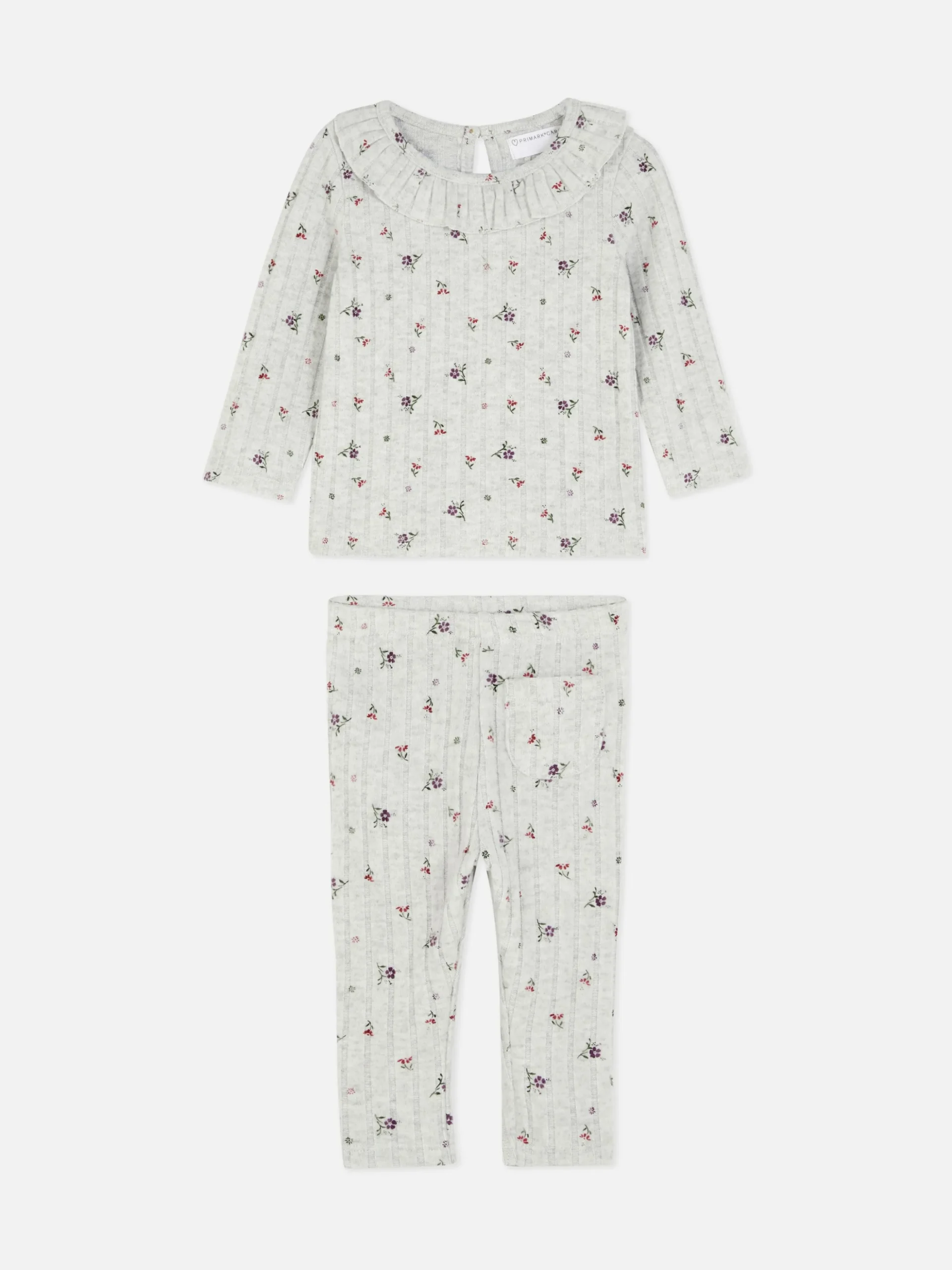 Conjunto Coordenado Top Colarinho/leggings