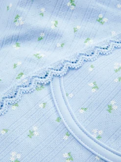 Conjunto De Lingerie Comprido Malha Geométrica Não Almofadado