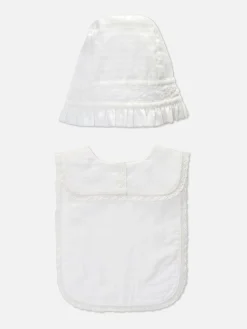 Conjunto Gorro/babete Cerimónia