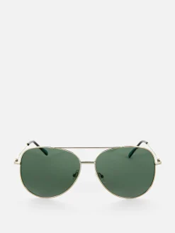 Óculos Sol Lentes Coloridas Armação Metal