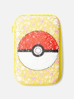 Estojo Lápis Lantejoulas Pokémon Pokéball