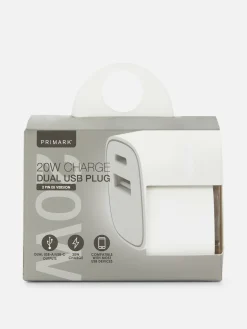 Ficha Adaptador Viagem Duplo Dois Pinos