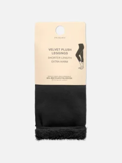 Leggings Curtas Veludo Forro Pelúcia
