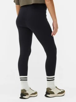 Leggings Malha Cintura Subida