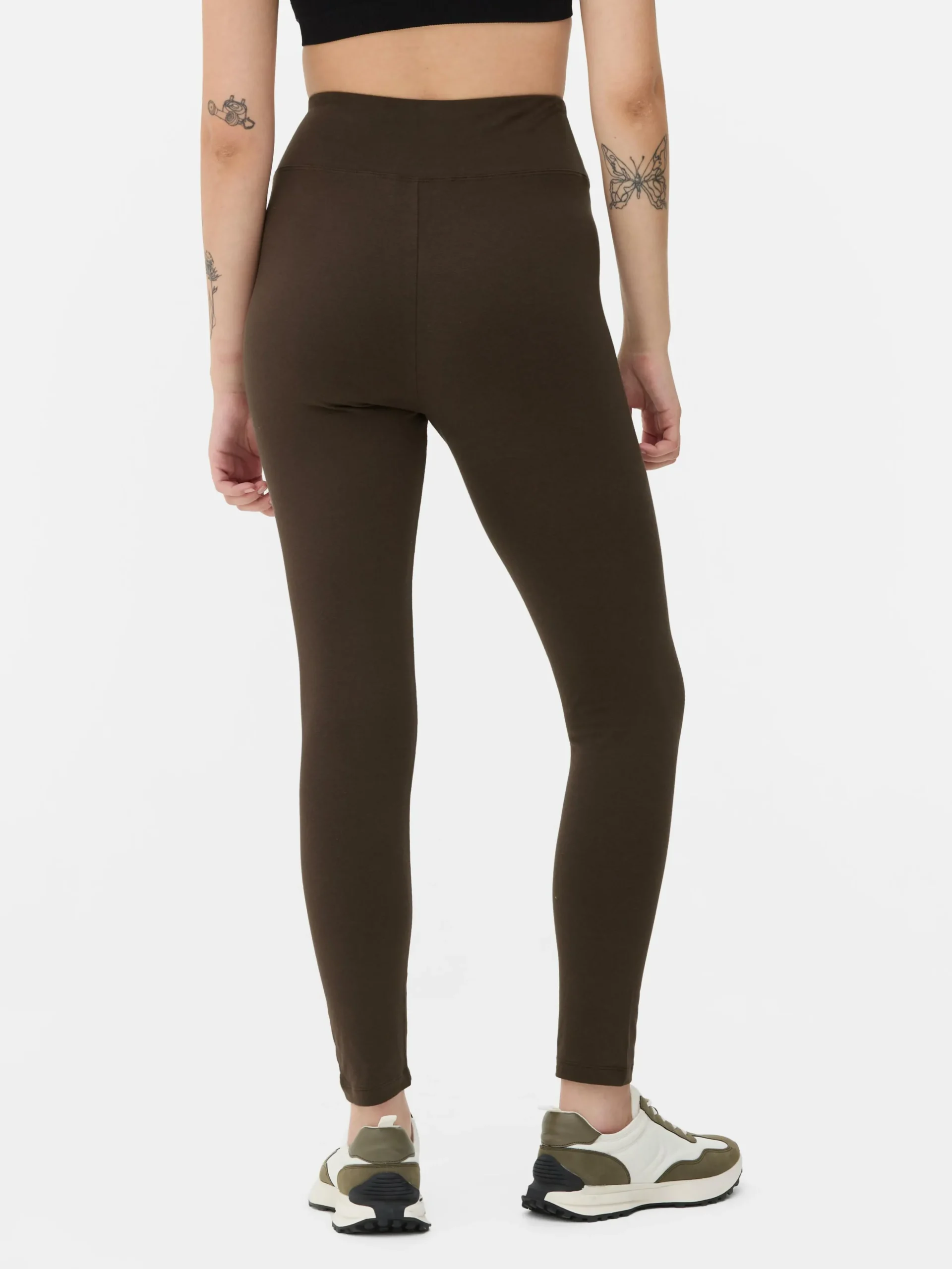 Leggings Malha Cintura Subida