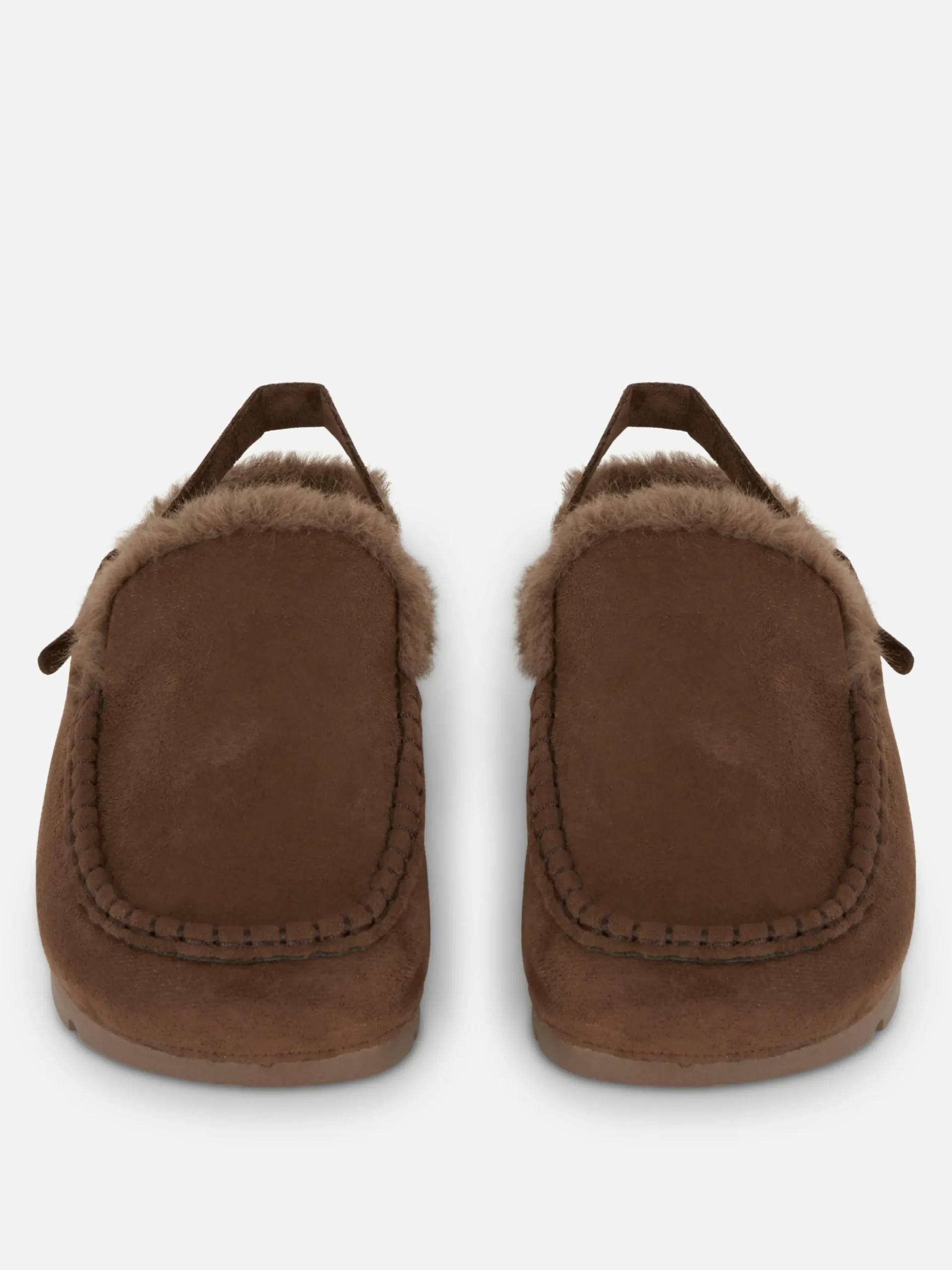 Loafers Fecho Atrás Imitação Camurça Rita Ora