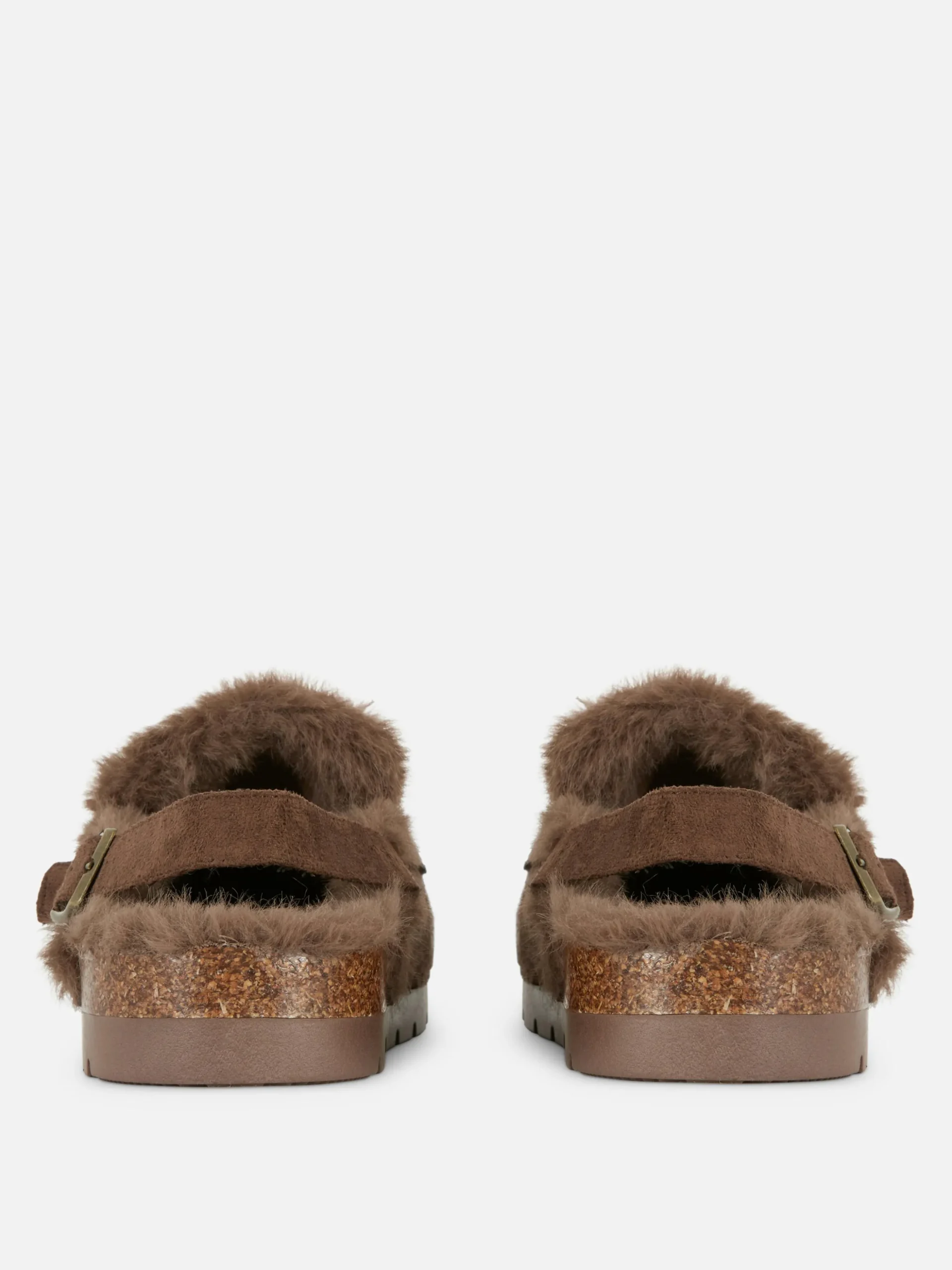 Loafers Fecho Atrás Imitação Camurça Rita Ora