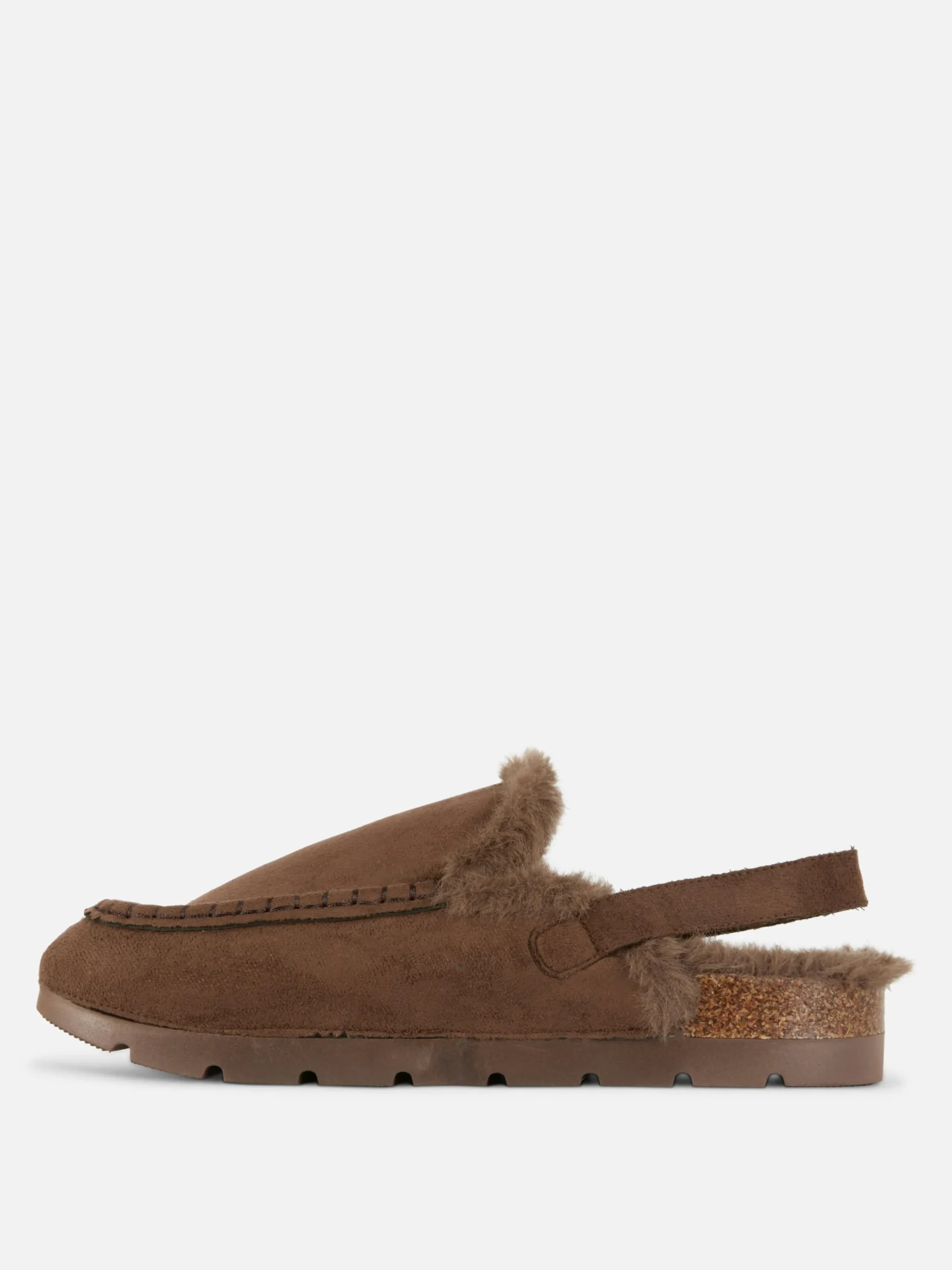 Loafers Fecho Atrás Imitação Camurça Rita Ora