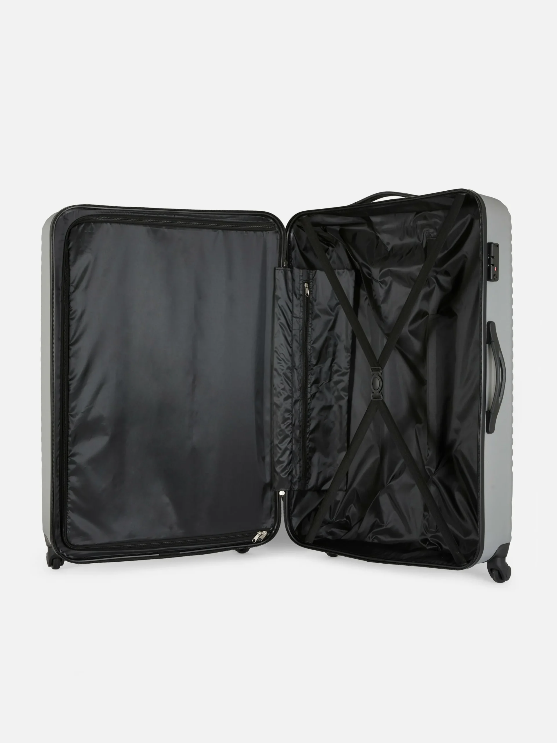 Mala Viagem Rígida Estriada 4 Rodas