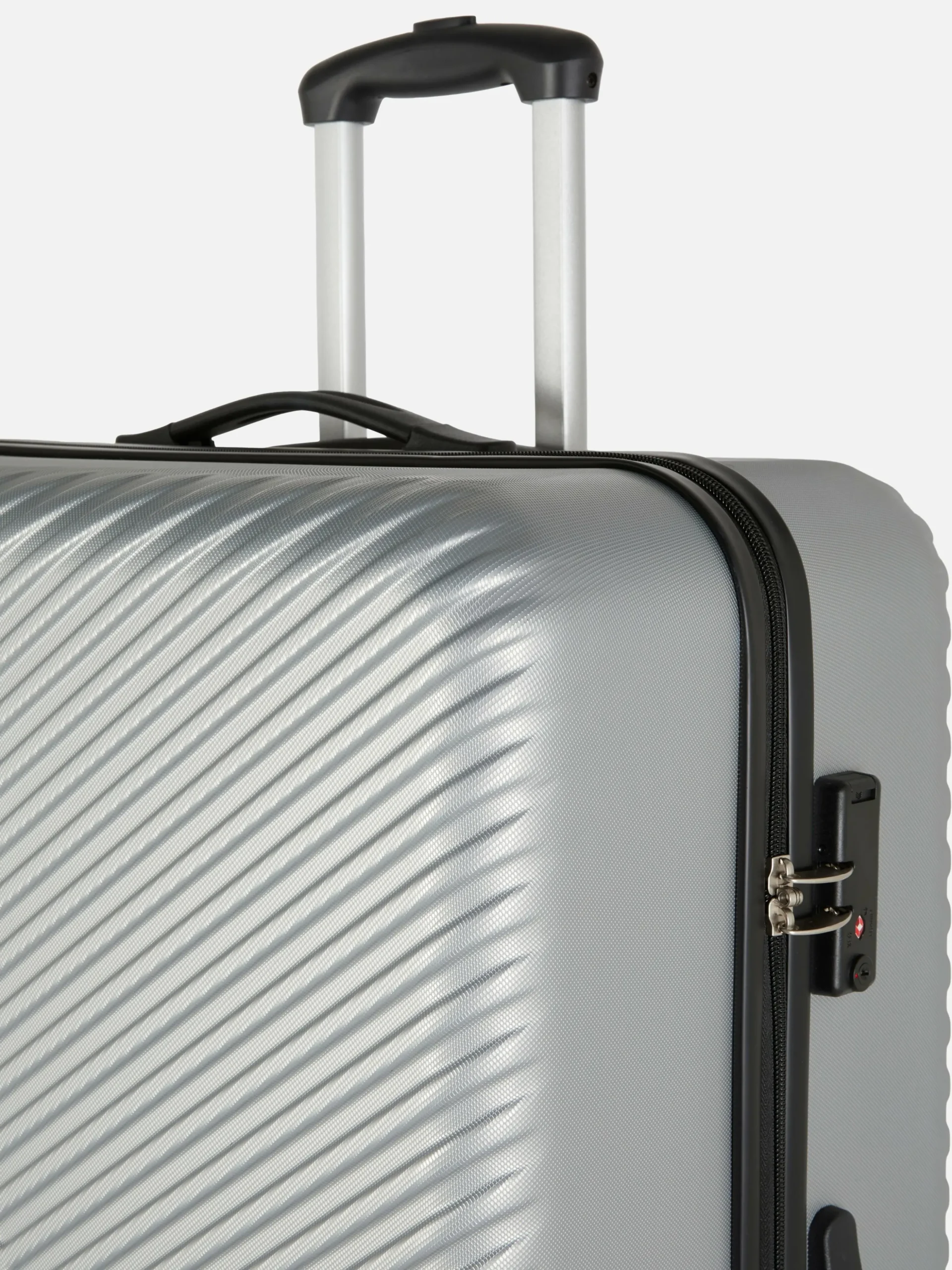 Mala Viagem Rígida Estriada 4 Rodas