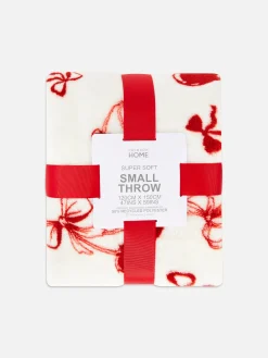 Manta Supersuave Padrão Cereja