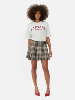 Minissaia Plissada Com Cinto