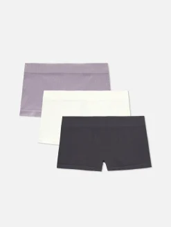 Pack 3 Boxers Boyshort S/ Costuras