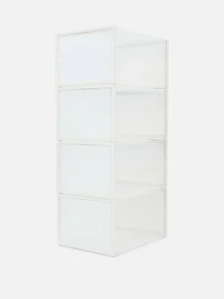 Pack 4 Caixas Sapatos Empilháveis