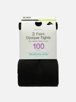 Pack 3 Collants Opacos 100 Deniers