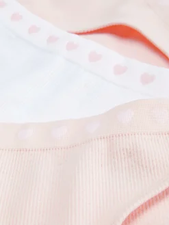 Pack 3 Cuecas Elásticas Coração S/ Costuras