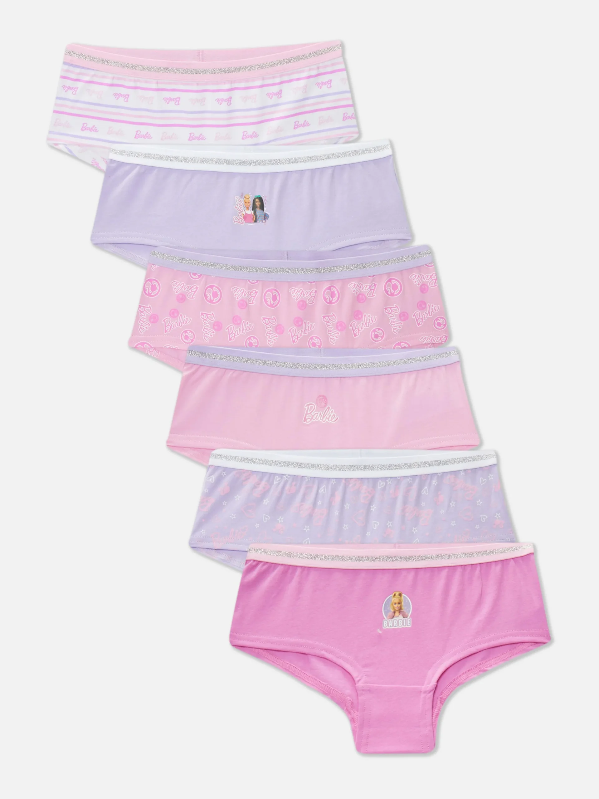 Pack 6 Cuecas Hipster Barbie