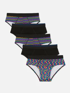 Pack 5 Cuecas Padrão Geométrico Sortidas