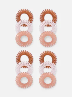 Pack 12 Elásticos Para Cabelo Espiral