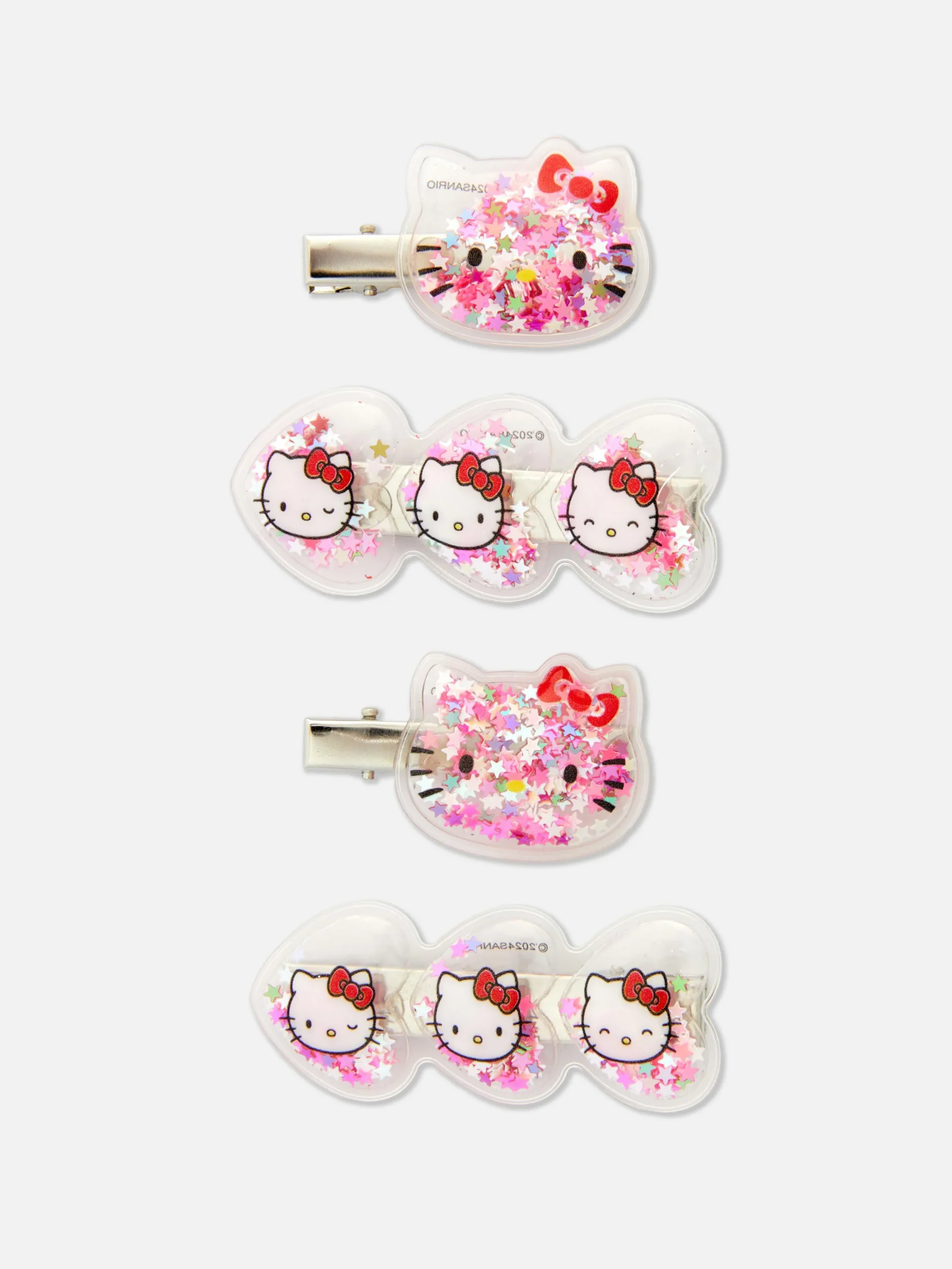 Pack 4 Ganchos Cabelo Hello Kitty