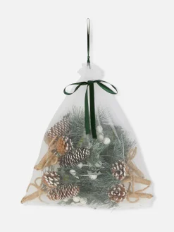 Pack 6 Grinaldas Natal Laço/bagas